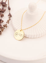 925 Sterling Silver Love Map Necklace