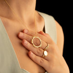 925 Sterling Silver Personalized Circle Name Necklace