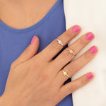 925 Sterling Silver Square Ring