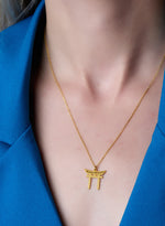 925 Sterling Silver Traditional Torii Gate Name Necklace