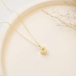925 Sterling Silver Cube Dice Necklace
