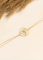 925 Sterling Silver Birth Flower Symbol Bracelet