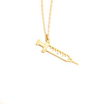 925 Sterling Silver Syringe Necklace