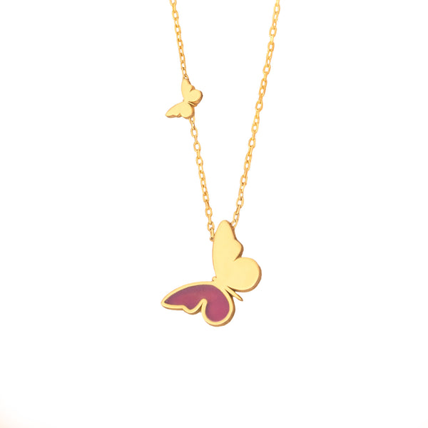 925 Sterling Silver Butterfly Necklace