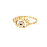 925 Sterling Silver Evil Eye Ring