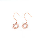 925 Sterling Silver Crown Chakra Earring