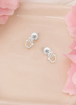 925 Sterling Silver Hamsa Studs