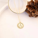 925 Sterling Silver Topcuklu Initial Necklace