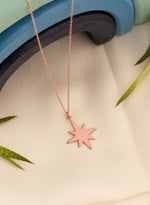 925 Sterling Silver Pole Star Necklace