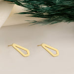 925 Sterling Silver Right Triangle Earring