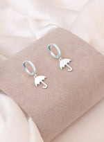 925 Sterling Silver Umbrella Earrings