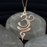 925 Sterling Silver Om Breathe Necklace