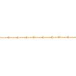 925 Sterling Silver Ankle Intermimtent Chain