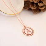 925 Sterling Silver Topcuklu Initial Necklace