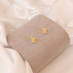 925 Sterling Silver Pole Star Studs