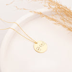 925 Sterling Silver Love Map Necklace