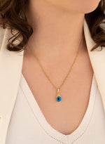 925 Sterling Silver Enamel Evil Eye Necklace