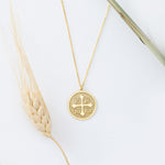 925 Sterling Silver Ic Xc Ni Ka Di̇sc Kazimali Haç Necklace