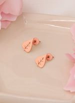 925 Sterling Silver Leaf Studs