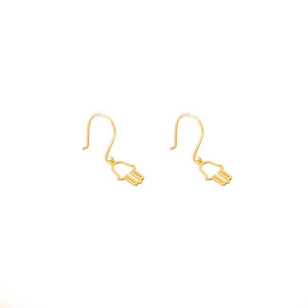 925 Sterling Silver Hamsa Earrings