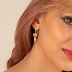 925 Sterling Silver Triangle Earrings