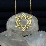 925 Sterling Silver Crown Chakra Necklace