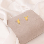 925 Sterling Silver Enamel Playboy Bunny Studs