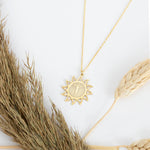 925 Sterling Silver Jesus Cross Sun Necklace