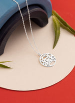 925 Sterling Silver Crab Origami Necklace