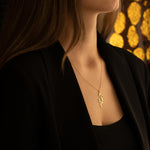 925 Sterling Silver Om Breathe Necklace