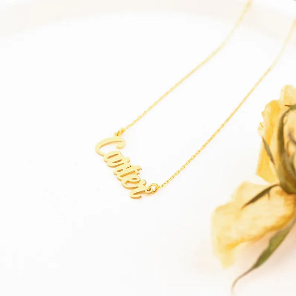 925 Sterling Silver Isim Necklace 3