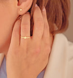 925 Sterling Silver Tiny Star Ring