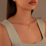 925 Sterling Silver Royale Symbol Necklace