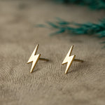 925 Sterling Silver Lightning Bolt Earring