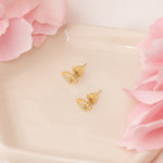 925 Sterling Silver Enamel Eye Studs