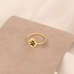 925 Sterling Silver Paw Ring