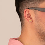 925 Sterling Silver Pride Flag Earrings