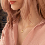 925 Sterling Silver Autumn Leaf Necklace