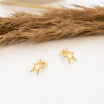 925 Sterling Silver Fallen Star Studs