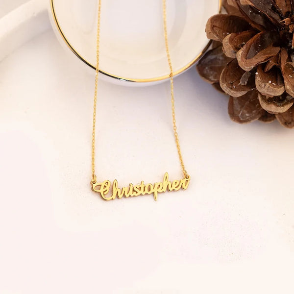 925 Sterling Silver Isim Necklace 1