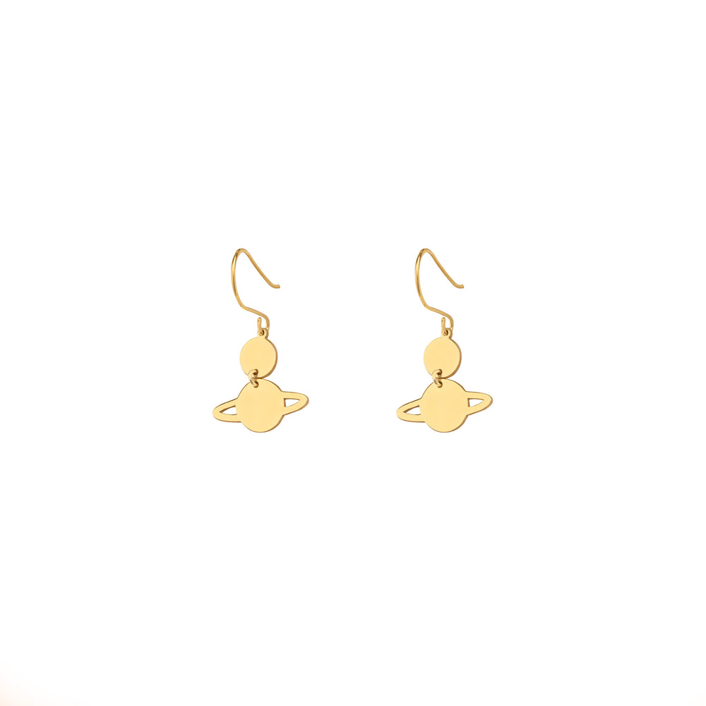925 Sterling Silver Handmade Saturn Earring
